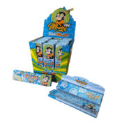 Monkey King Blue Splash Touch and Smell Rolling Papers with Tips (24pcs/display) - Image 3