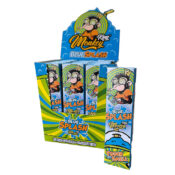 Monkey King Blue Splash Touch and Smell Rolling Papers with Tips (24pcs/display) - Image 2