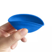 Best Buds Silicone Mixing Bowl 7cm Blue with White Logo (12pcs/bag) - Image 2