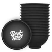 Best Buds Silicone Mixing Bowl 7cm Black with White Logo (12pcs/bag)