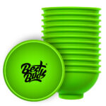 wholesale best buds silicone bowl green black logo