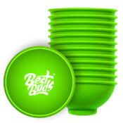Best Buds Silicone Mixing Bowl 7cm Green with White Logo (12pcs/bag)