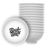 wholesale best buds silicone bowl white black logo