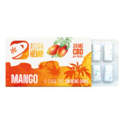 Astra Hemp Cannabis Chewing Gum Mango 36mg CBD (24pcs/display) - Image 2