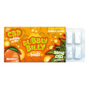 Bubbly Billy Cannabis Chewingums Mango 36mg CBD THC Free (24pcs/display) - Image 2