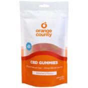 Orange County CBD Gummies Strawberries 400mg CBD 125g Bag