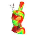 wholesale silicone alien bong rasta 2