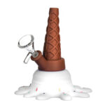 wholesale silicone pipe ice cream white 1