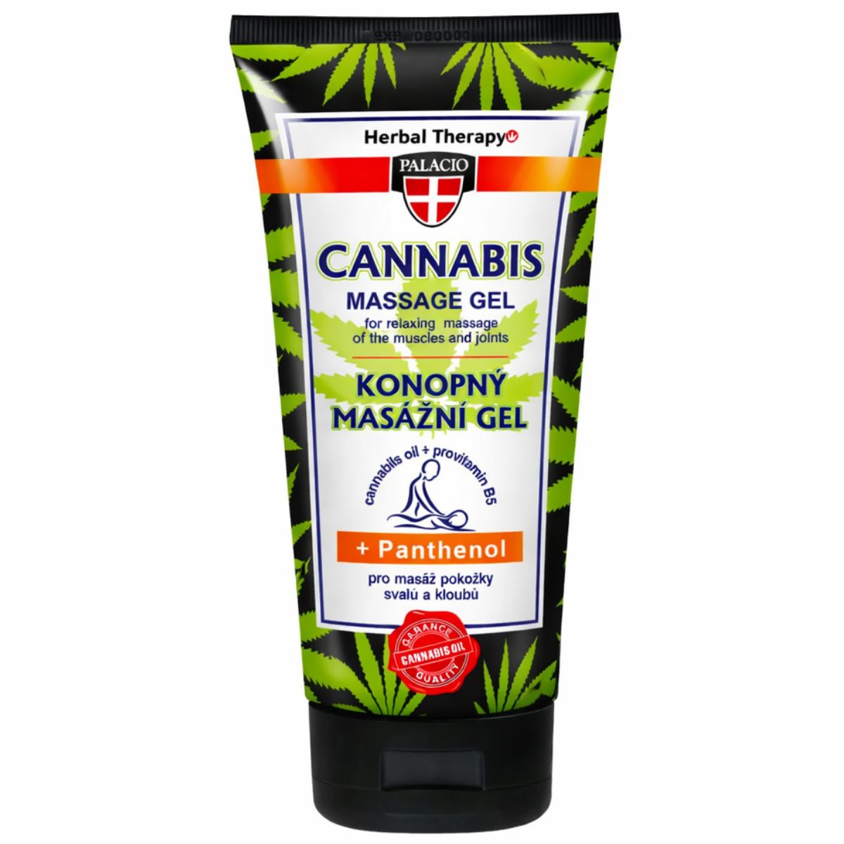 Palacio Cannabis Massage Gel with Panthenol (200ml) Palacio Cannabis Massage Gel with Panthenol (200ml) - Image 1