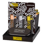 Clipper Psychodelic Nightmare Pattern Metal Lighters + Giftbox (12pcs/display) wholesale clipper metal psychodelic nightmare