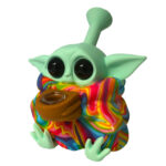 wholesale psy alien silicone pipe 3