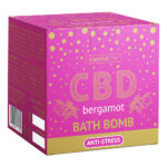 Cannaline Anti-Stress Bergamot Bath Bomb with 100mg CBD cannaline bath bomb bergamot