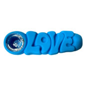 Love Silicone Pipe Blue 12cm - Image 3