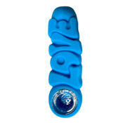 Love Silicone Pipe Blue 12cm - Image 2