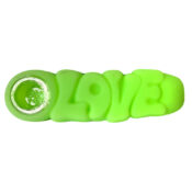 Love Silicone Pipe Green 12cm - Image 3