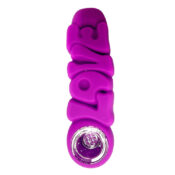 Love Silicone Pipe Purple 12cm - Image 2