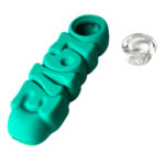 wholesale love silicone pipe torquise 3