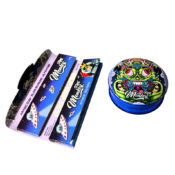 Monkey King Rolling Papers with Tips and Grinder Space Edition (48pcs/display) - Image 2