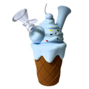 Ice Cream Cone Silicone Pipe 14cm - Image 2
