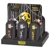 Clipper Metal Lighters With Giftbox Deadly Chains (12pcs/display) - Image 5
