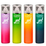 Clipper Jet Flame Lighters Gradients 2 (24pcs/display) wholesale clipper jet flame gradients