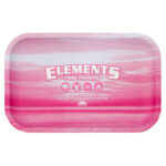 Elements Pink Medium Metal Rolling Tray wholesale elements pink tray