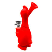 Chicken Silicone Bong Red 18cm - Image 2