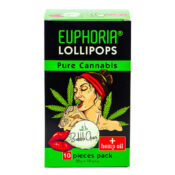 Euphoria Cannabis Lollipops Pure Cannabis (12packs/masterbox) - Image 2