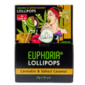 Euphoria Cannabis Lollipops Salted Caramel (25gx100pcs) - Image 2
