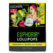 Euphoria Cannabis Lollipops Vanilla Ice Cream (25gx100pcs) - Image 2