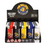 The Bulldog Windproof Soft Flame Lighters (25pcs/display) wholesale the bulldog windproof lighters