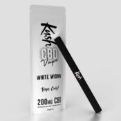 Kush CBD Vape White Widow 200mg CBD Disposable Pen (10pcs/display) - Image 3