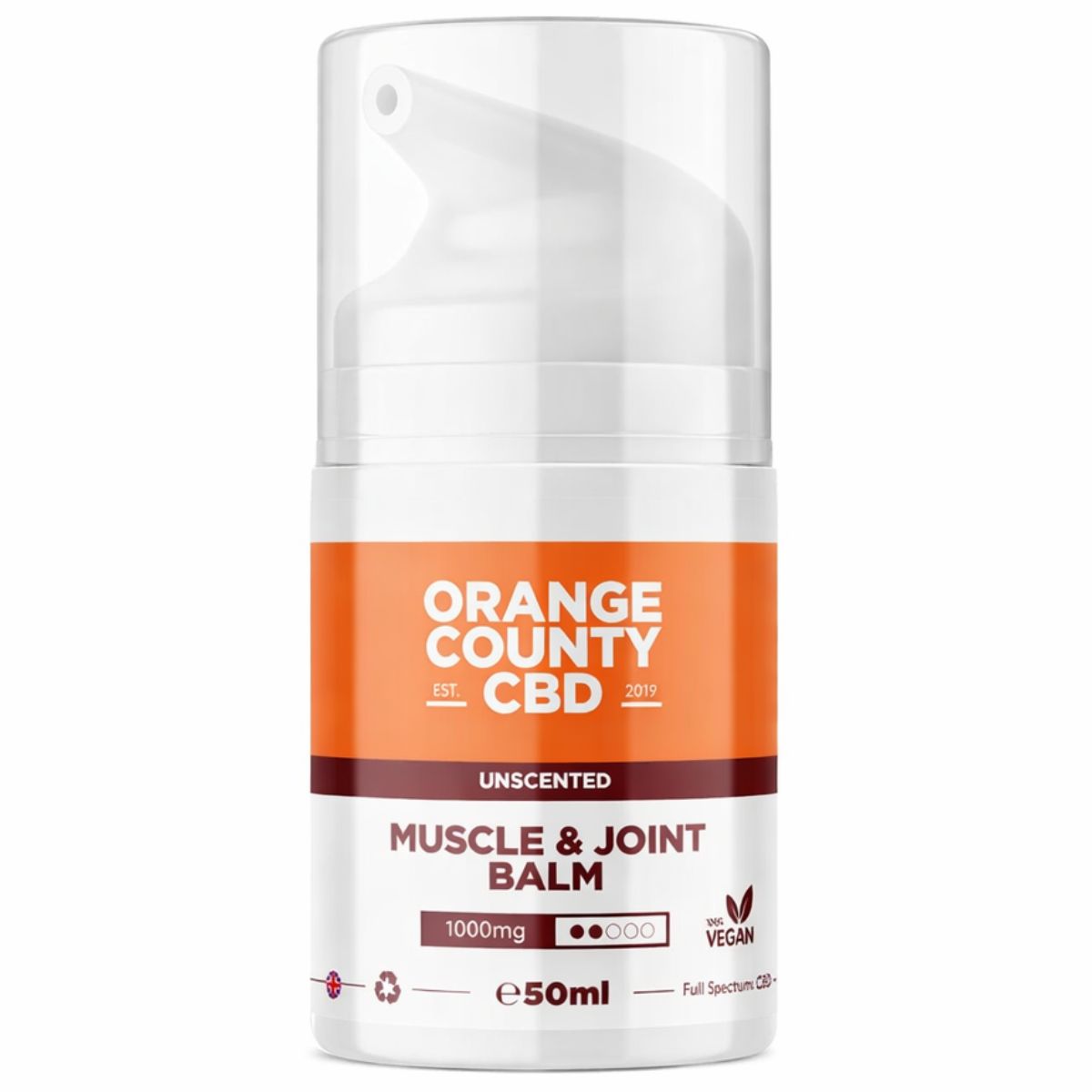 Orange County CBD Muscle & Joint Balm 50 ml Orange County CBD Muscle & Joint Balm - Image 1
