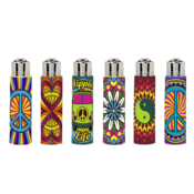 Clipper Lighters Pop Cover Hippie Passion (30pcs/display) - Image 2