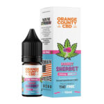 Orange County CBD Cali E-Liquid Sunset Sherbet Wholesale Orange County CBD 10ml Cali E-Liquid Sunset Sherbert 300mg CBD (10pcs:display)