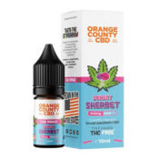 Wholesale Orange County CBD 10ml Cali E-Liquid Sunset Sherbert 300mg CBD (10pcs:display)