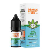 Wholesale Orange County CBD 10ml Cali E-liquid Kush Mint 300mg CBD (10pcs:display)
