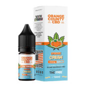 Wholesale Orange County CBD 10ml Cali E-liquid Orange Cream 300mg CBD (10pcs:display)