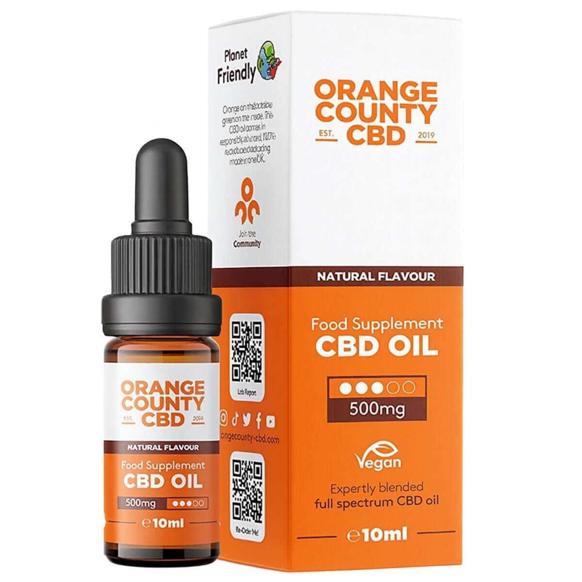 Wholesale-Orange-County-CBD-Full-Spectrum-Oil-Natural-500mg-CBD-10ml Orange County CBD Oil Natural - Image 1