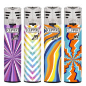 Wholesale Clipper Jet Flame Lighters Splash (24pcs:display) 2