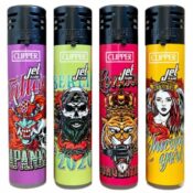 Clipper Jet Flame Lighters Ink 4 Life (24pcs/display)