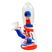 wholesale-alien-octopus-glass-silicone-bong-19-5cm
