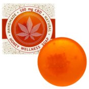 Cannaline Handmade Honey Wellness Soap 100mg CBD