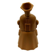 Space Hero Brown Silicone Bong with Removable Pieces 15cm - Image 3