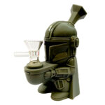 wholesale-space-hero-grey-silicone-bong-removable-pieces-15cm