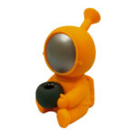 wholesale spaceman orange silicone bong 15cm