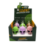 Alien Glass-Silicone Pipe (6pcs/display) - Image 2