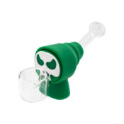 Skull Glass-Silicone Pipe with Removable Pieces (6pcs/display) - Image 4