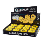 Champ High Yellow Face Grinder 3 Parts - 40mm (12pcs/display) - Image 3