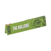 The Bulldog Hemp Green Slim Unbleached Rolling Papers King Size (50pcs/display) - Image 2